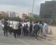 Bursa'da Okul Önünde Arbede Kamerada...