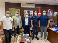 Ilçe Jandarma Komutani Üstegmen Koray'dan Baskan Sahin'e Ziyaret