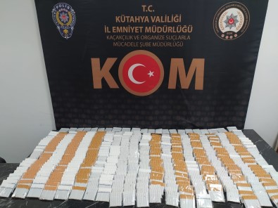 Kütahya'da 9 Bin 500 Makaron Ele Geçirildi