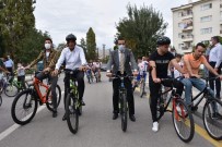 Nallihan'da Pedallar 'Avrupa Hareketlilik Haftasi' Için Çevrildi