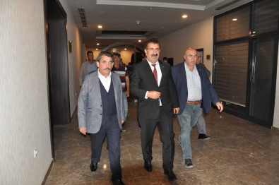 TÜDKIYEB Genel Baskani Çelik, Karaman'da Birlik Baskanlariyla Bir Araya Geldi