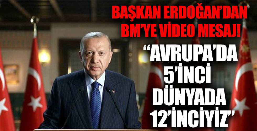 Başkan Erdoğan, 'Birleşmiş Milletler Yüksek Düzeyli Enerji Diyaloğu Toplantısı'na bir video mesaj gönderdi