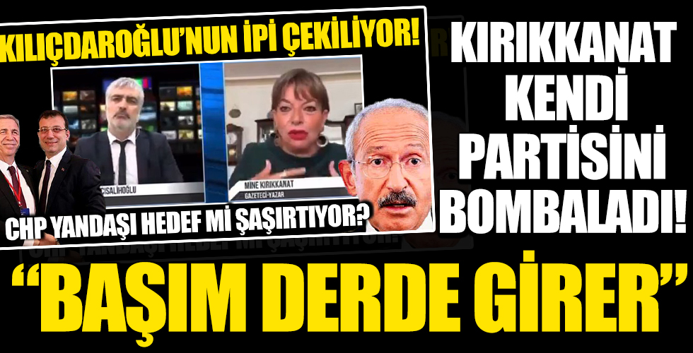 'Elimde Kılıçdaroğlu'nun dosyası var!' diyen Mine Kırıkkanat bir bomba daha patlattı
