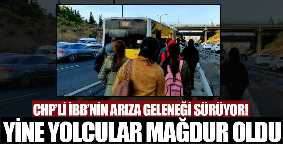İETT'nin arıza geleneği sürüyor: Ataşehir'de balataları yanan otobüsün yolcuları başka otobüslere bindi