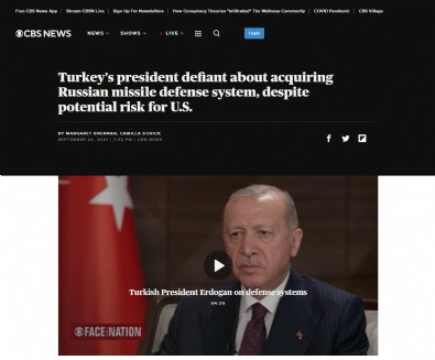 Erdoğan'ın röportaj verdiği CBS News: Türkiye Cumhurbaşkanı meydan okuyor