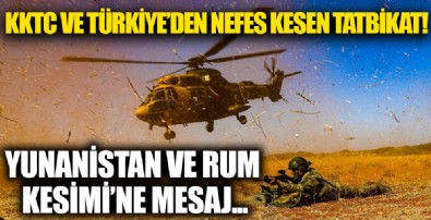 Türkiye ve KKTC'den nefes kesen tatbikat: Yunanistan ile Rum Kesimi'ne dikkat çeken mesaj