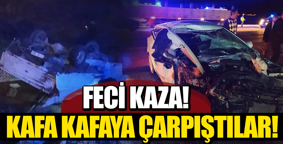 Feci Kaza! Kafa Kafaya Çarpıştılar!