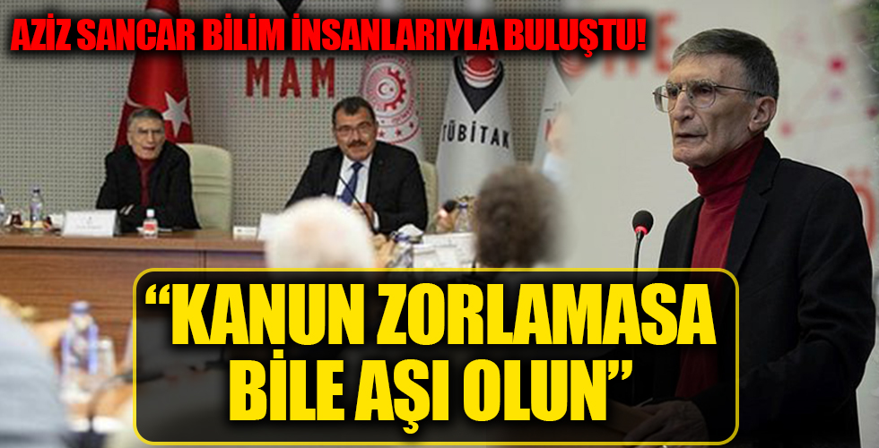 Nobel ödüllü bilim insanı Aziz Sancar'dan aşı mesajı! 'Karşı olmak mantık dışı'