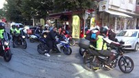 (Özel) Istanbul'da 720 Motosikletli Kurye Farkindalik Için Kahvaltida Bulustu