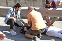 (Özel) Kazada Yaralanan Motosiklet Sürücülerinin 'Ilk Yardim' Sansi