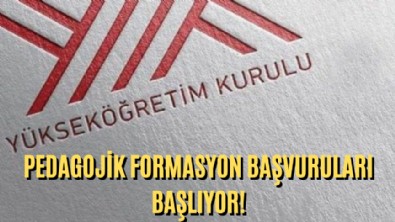 2021-2022 pedagojik formasyon başvurusu ne zaman? Kimler Pedagojik Formasyon Başvurusu Yapabilir?