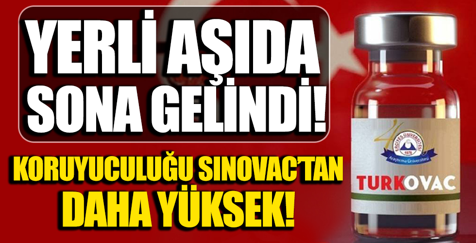Yerli Aşıda Sona Gelindi! Koruyuculuğu Sinovac'tan Daha Yüksek!