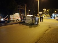 Hafif Ticari Araç Takla Atti Açiklamasi 2 Yarali