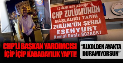 Vatandaştan Esenyurt Belediye Başkan Yardımcısı Selçuk Günerhan'a tepki: Alkolden ayakta duramıyorsun
