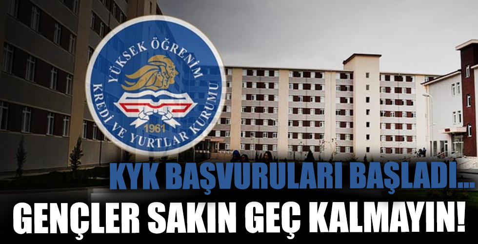 Başvurular e-Devlet'ten! Gençlik ve Spor Bakanı Mehmet Kasapoğlu duyurdu: KYK yeni dönem yurt başvuruları başladı