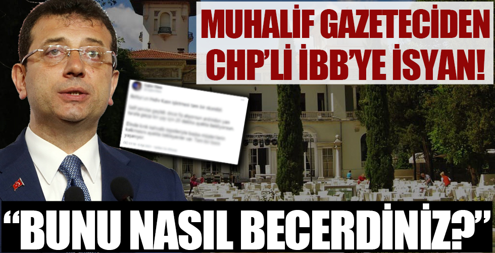 Muhalif gazeteciden İBB’ye isyan: Tıkır tıkır işleyen sistemi bozmayı nasıl becerdiniz?