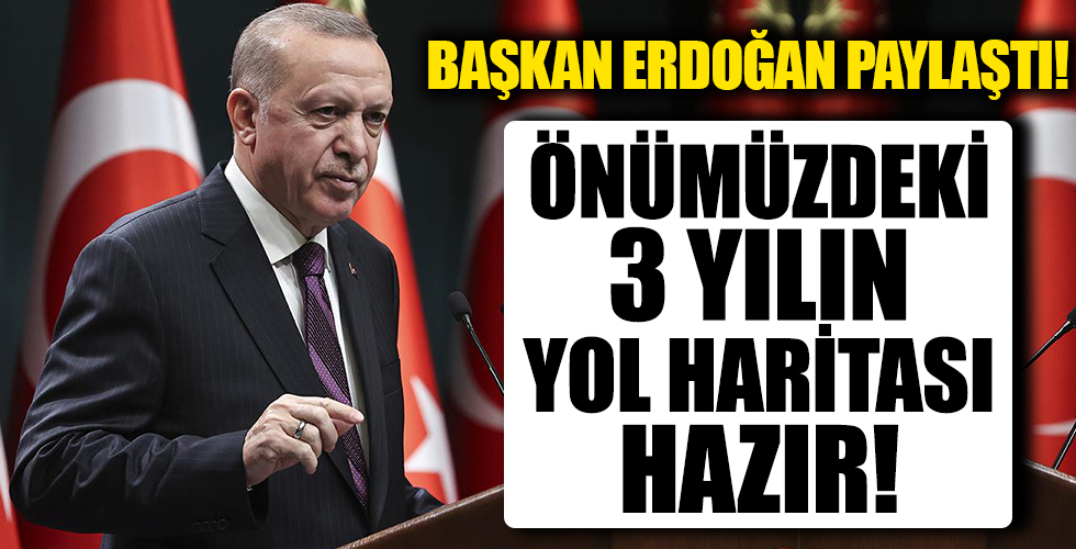 Başkan Erdoğan sosyal medyadan paylaştı! 'Ülkemize ve milletimize hayırlı olsun'
