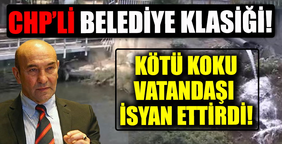 CHP'li Belediye Klasiği! Kötü Koku Vatandaşı İsyan Ettirdi!