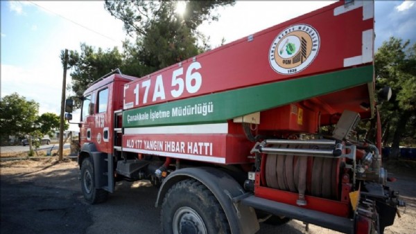 Tekirdağ'dan Çanakkaleli itfaiyecileri duygulandıran kargo