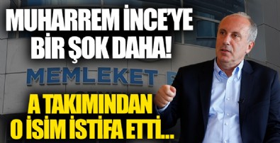 Muhareem İnce'ye bir şok daha! A takımından o isim istifa etti...