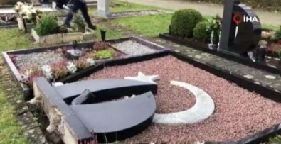 Almanya'da Müslüman Mezarligina Çirkin Saldiri