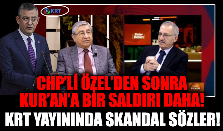 Kur'an kurslarını hedef alan Özgür Özel'den sonra bir saldırı daha! KRT yayınında skandal sözler! 1500 yıl önceki uygulamalar...