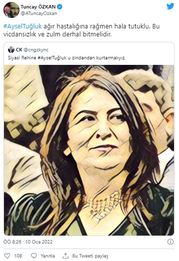 Türk ordusuna 'militarist grup' deyip polise taş atan HDP'li Tuğluk'a CHP özgürlük istedi
