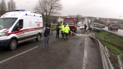 Büyükçekmece E-5'Te Feci Kaza Kamerada