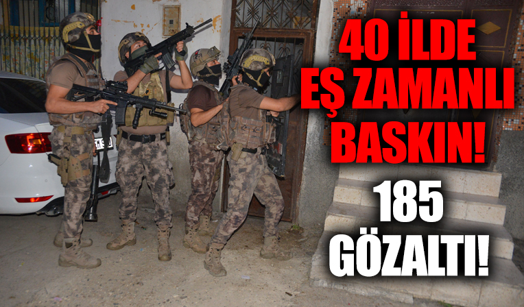 İzmir merkezli dev FETÖ operasyonu! 40 ilde 185 gözaltı kararı