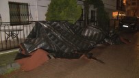 Avcilar'da Anne Ve Kizi Çatidan Uçan Parçalardan Son Anda Kurtuldu