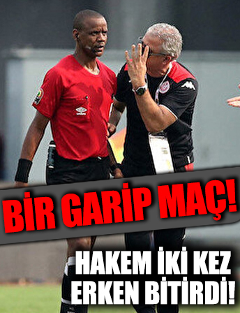 Bir garip maç! Hakem karşılaşmayı iki kez bitirdi