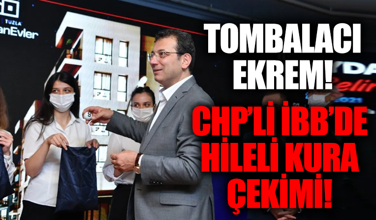 İBB skandallara doymuyor! Kura çekiminde hile yapıldı!