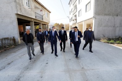 Inegöl'de 24 Kilometre Yol Kaplamasi