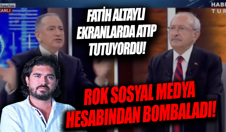 Rasim Ozan Kütahyalı sosyal medya hesabından Fatih Altaylı'yı bombaladı!