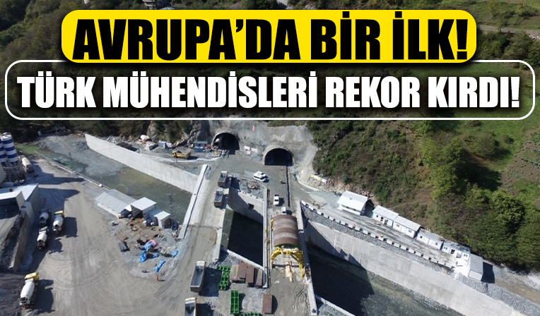 Türk mühendisleri rekor kırdı! Avrupa'da bir ilk!