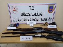 Jandarma Baskininda Silah, Tüfek Ve Uyusturucu Ele Geçirildi