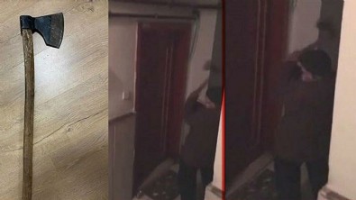 Bayrampaşa'da kiracısının oturduğu evin kapısını baltayla kıran ev sahibinin oğlu tutuklandı