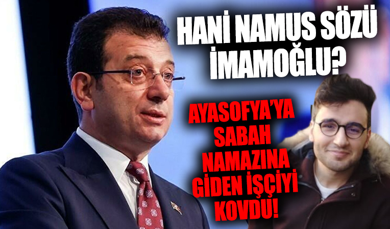 CHP'li İBB Ayasofya Camii'nde sabah namazı etkinliğine giden Tayyip Akyol'u kovdu