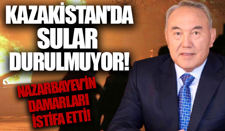 Kazakistan'da sular durulmuyor! Nazarbayev'in damatları istifa etti