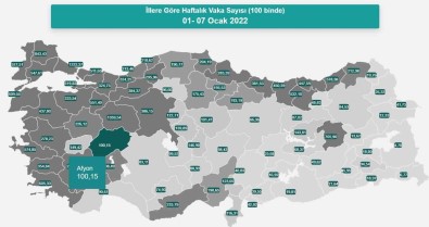 Afyonkarahisar'da Korona Virüs Vaka Sayisi Yükselise Geçti