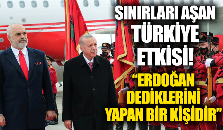 Arnavutluk'ta Türkiye'nin yaptığı deprem konutları teslim edildi! 'Erdoğan dediklerini yapan bir kişidir'