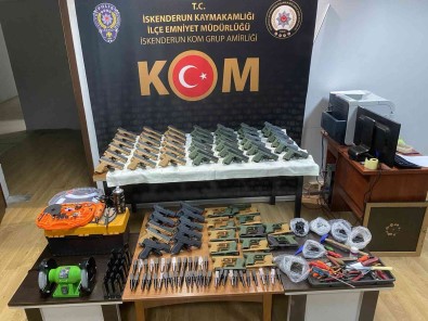 Hatay'da Silah Atölyesine Baskin