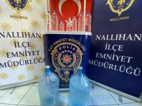 Nallihan'da Kaçak Alkol Operasyonu
