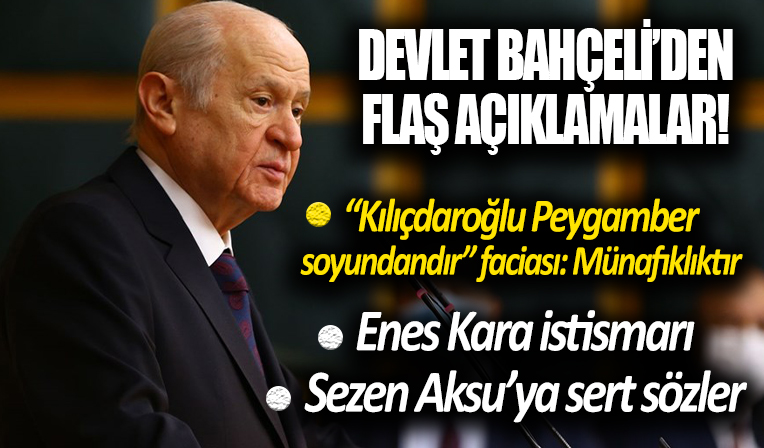 Devlet Bahçeli'den Sezen Aksu'ya: Serçeysen serçeliğini bil, kuzgunluğa heves etme