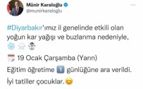 Diyarbakir Valisi Karaloglu Duyurdu Açiklamasi Kar Yagisi Nedeniyle Okullar Tatil