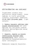 Egitime 1 Gün Daha Ara