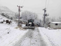 Hatay'da Kar Yagisi Nedeniyle Ahir Çöktü, 10 Hayvan Telef Oldu