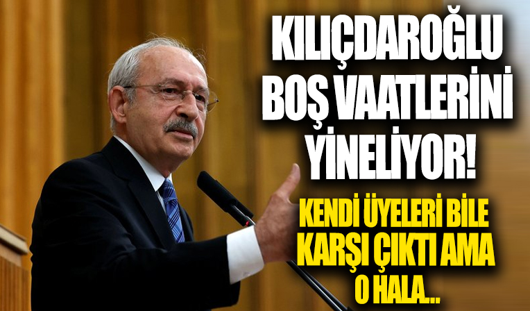 Kemal Kılıçdaroğlu boş vaatlerini yineliyor! Aklı hala 'bedava elektrikte'