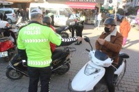 Salihli'de Trafik Ekiplerinden Motosiklet Uygulamasi
