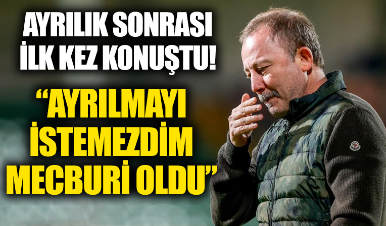 Sergen Yalçın Beşiktaş'tan ayrılmasının ardından ilk kez konuştu!